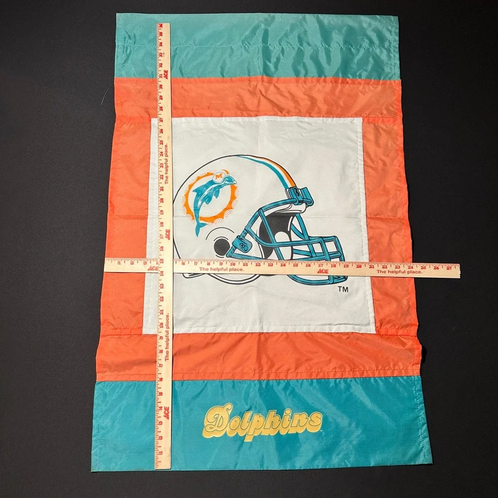 Vintage Miami Dolphins Flag Colors International 37x24